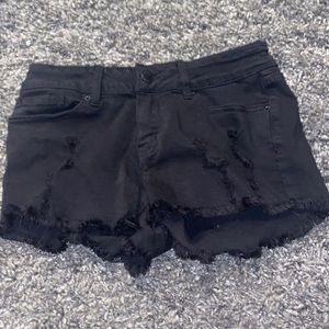 Black shorts size 1